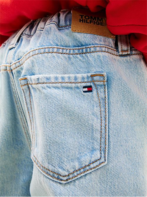 lb wide lt blue ewb jeans TOMMY HILFIGER | KB0KB102891CE